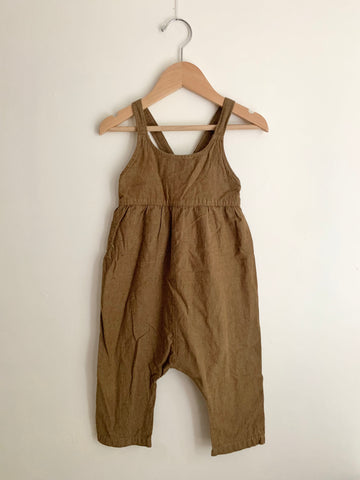 Nest and Nurture Linen Overalls • 1-2 years