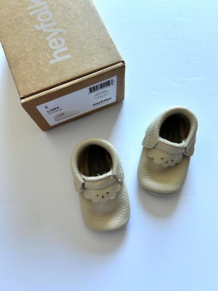 NEW Luna Heyfolks Leather Mocs • 1c