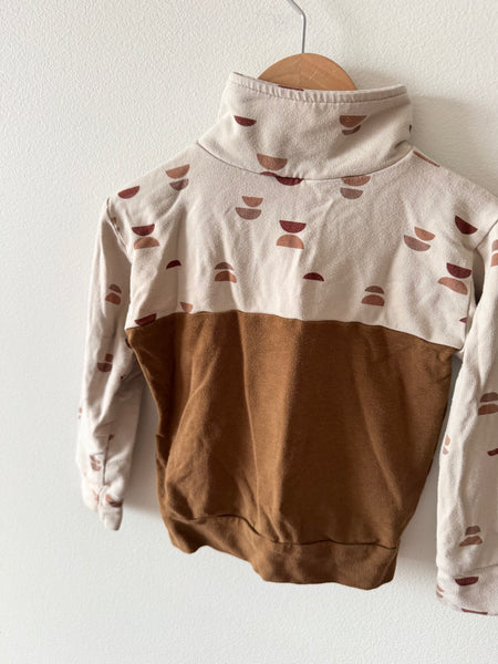 Jax and Lennon 1/4 Zip Sweater • 12-18 months