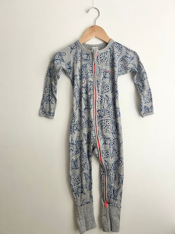 Bonds Bobcat Ribbed Wondersuit • 18-24 months