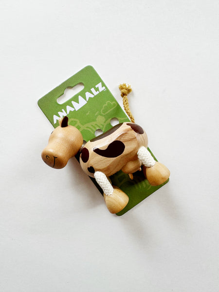 NEW Anamalz Wooden Cow