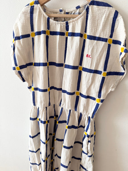 Bobo Choses Blue and White Dress • 10-12 years