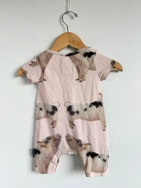 Snurk Pigs Shorty Romper • 6-12 months