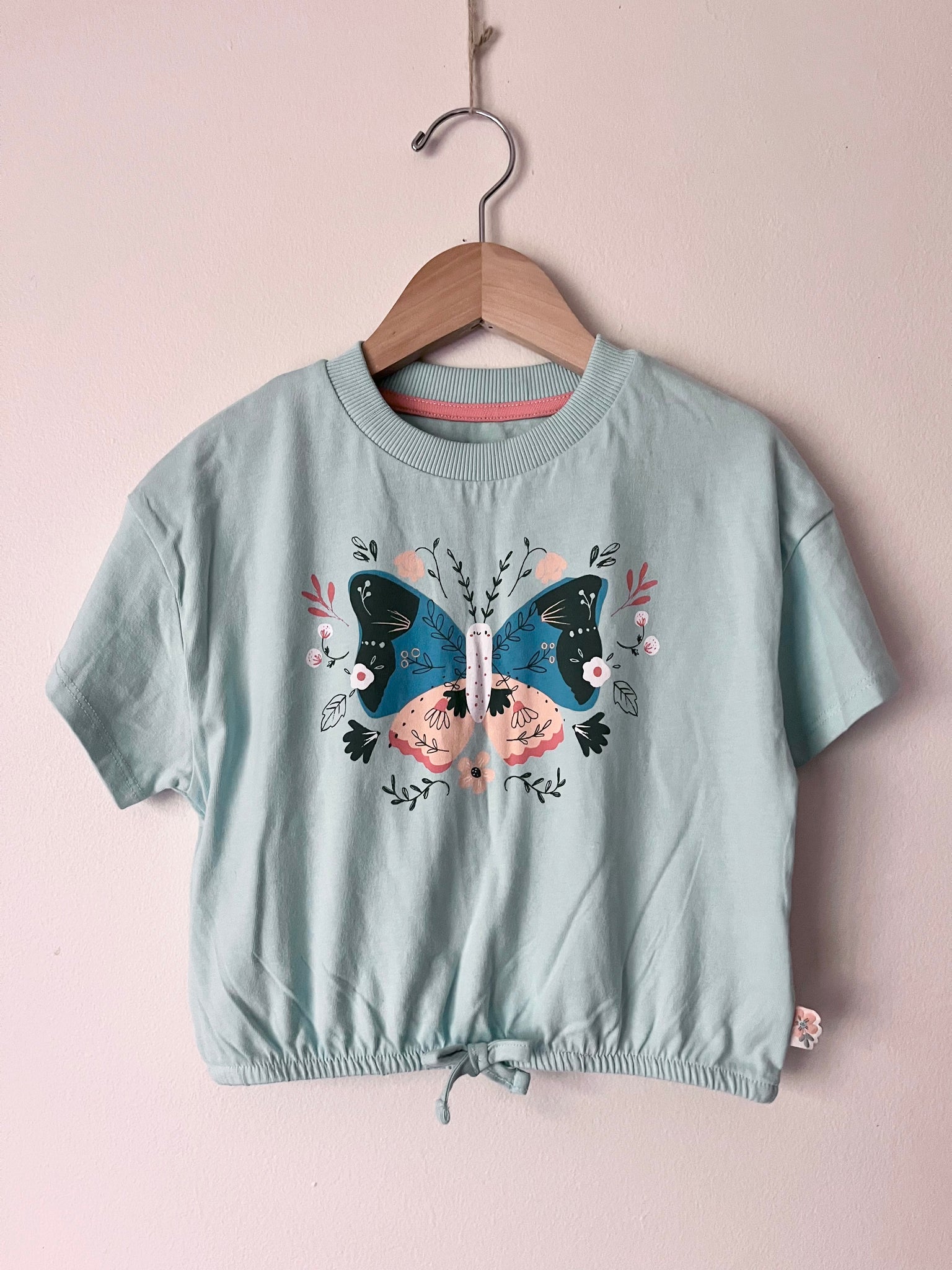 NEW Souris Mini Cropped Blue T-Shirt • 4-5 years
