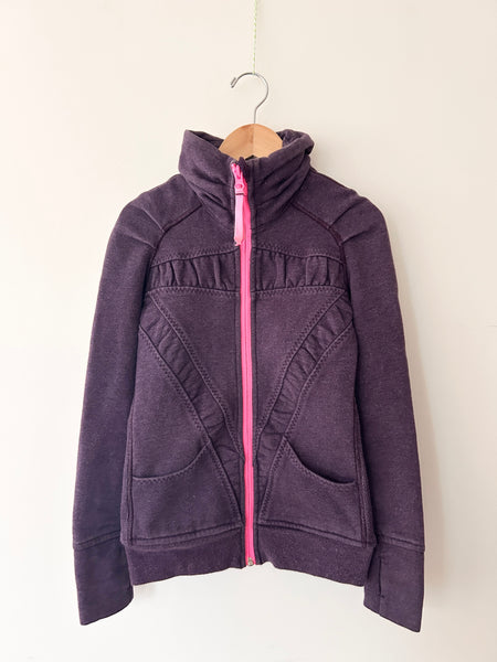 Iviva Purple Zip Up Sweater • 8 years *