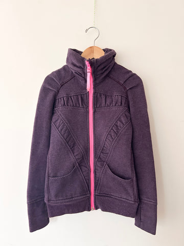 Iviva Purple Zip Up Sweater • 8 years *