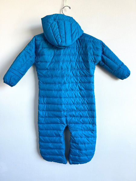 Patagonia Blue Hi-Loft Bunting Suit • 1-2 years