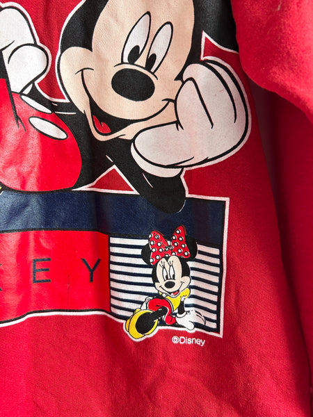 NEW Vintage Mickey Unlimited Red Sweatshirt • 9-11 years (medium)