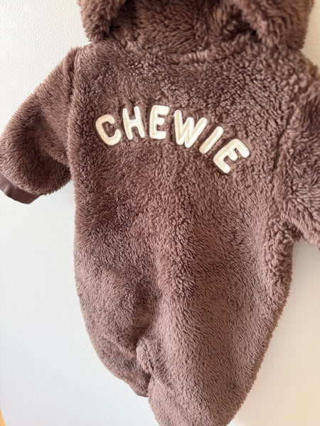 NEW Gap x Star Wars Chewbacca Fuzzy Bunting • 3-6 months