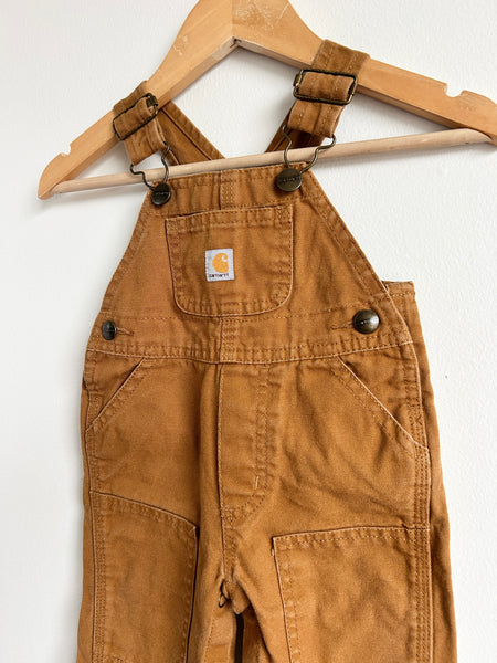 Carhartt Brown Overalls • 6-12 months