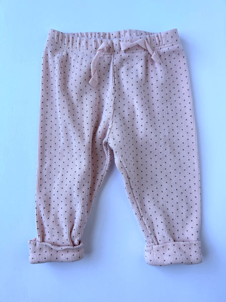 Gap 2pc Pink Ribbed Bear Set • 3-6 months