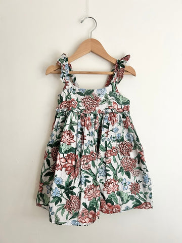 Janie and Jack Floral Dress • 3 years