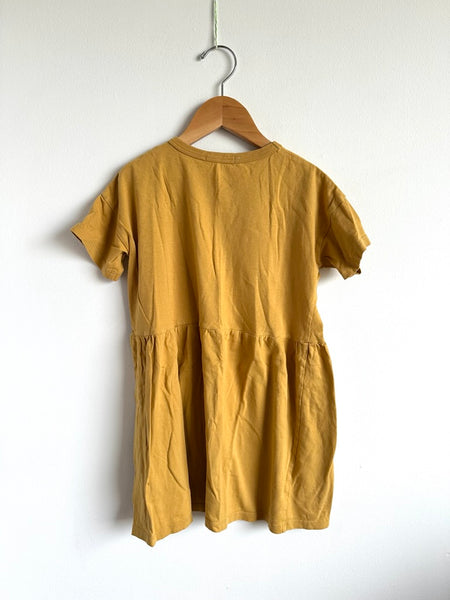 Petits Vilains Yellow Cotton T-Shirt Dress • 4-5 years