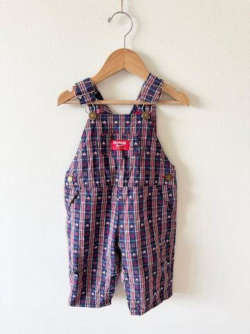 Vintage OshKosh Nautical Overalls • 1-2 years