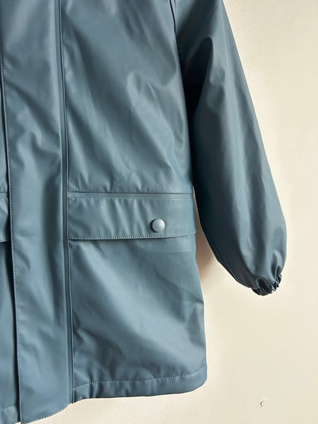 Wheat Kids Quilted Lined Rubberized Rain Jacket • 7 years