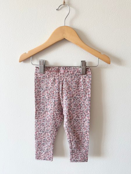 Wheat Kids Floral Pink Leggings • 6-12 months
