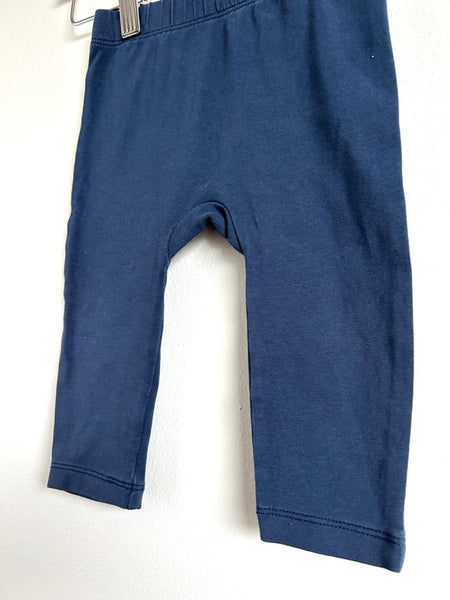 Tea Collection Navy Leggings • 6-12 months