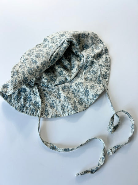 Rylee and Cru Blue Floral Bucket Hat • 6-12 months *