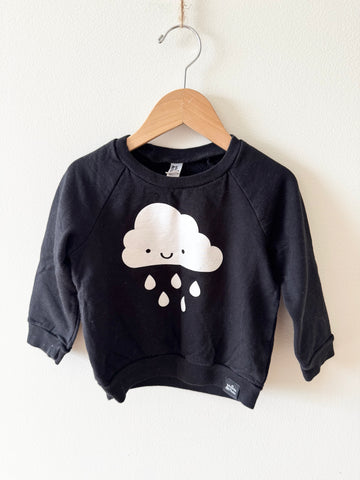 Whistle and Flute Rain Cloud Crewneck Sweater • 1-2 years