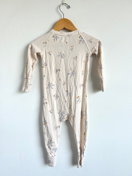 LouLou Lollipop Autumn Floral Sleeper • 12-18 months