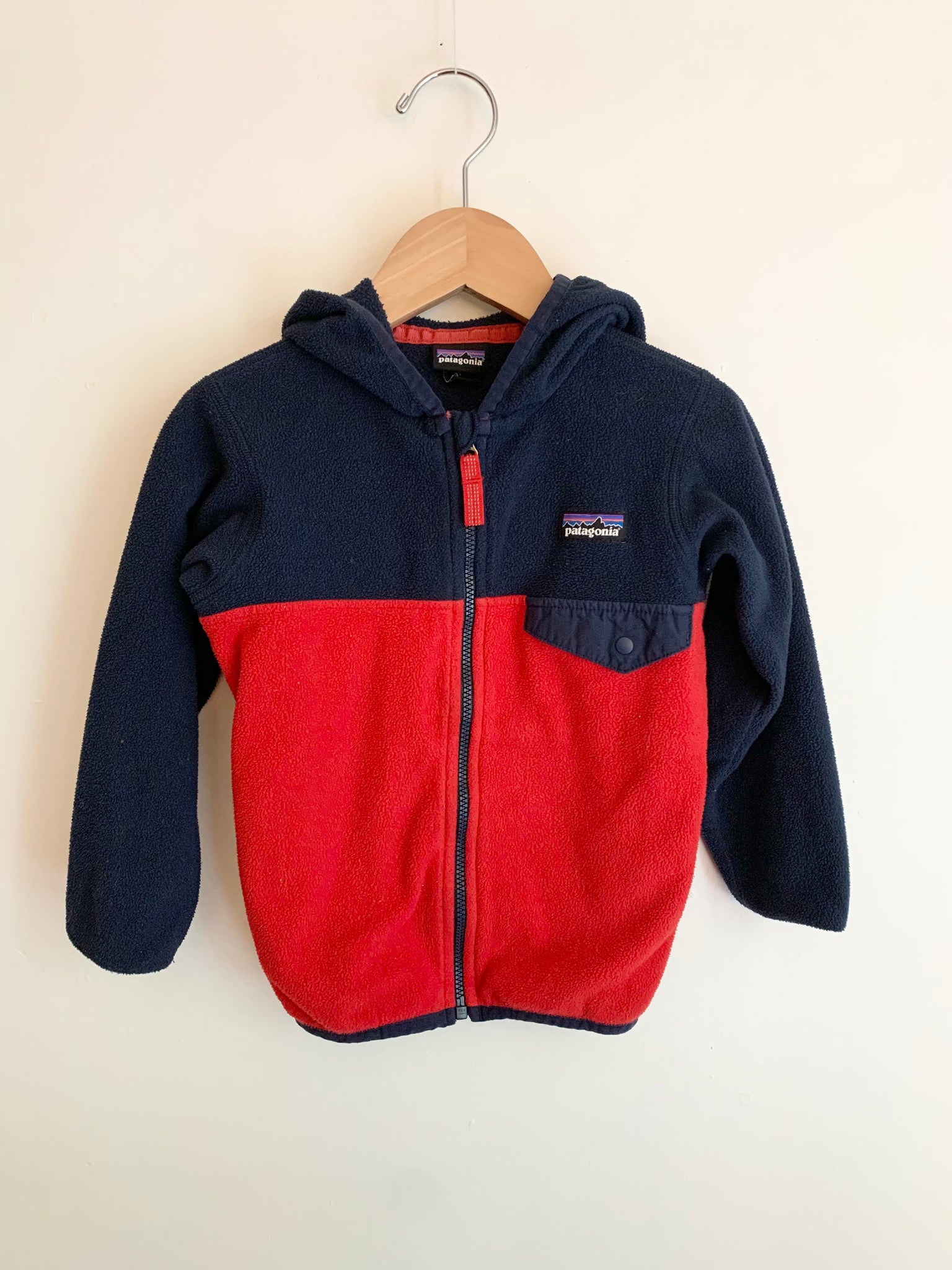 Blue patagonia hoodie best sale