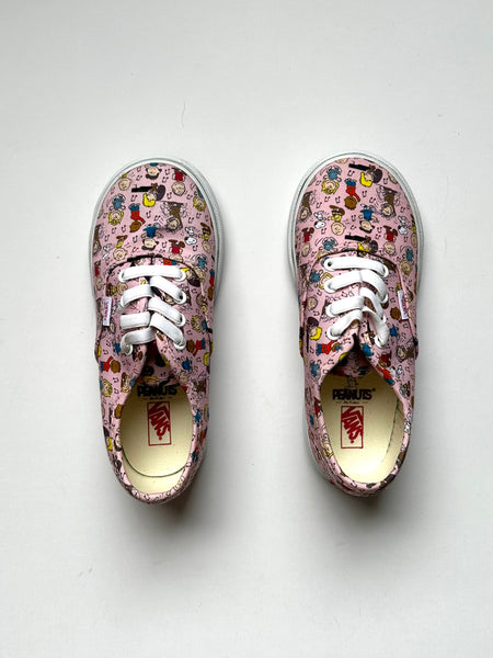 NEW Vans x Peanuts Pink Shoes • 10c