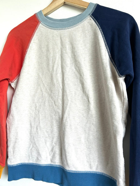 Hanna Andersson Colourblock Sweatshirt • 10-12 years