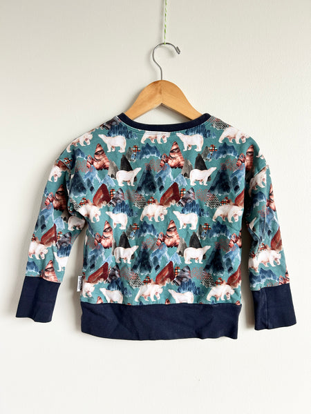 Sugar Sandwich Studios Blue Polar Bear Sweatshirt • 3 years