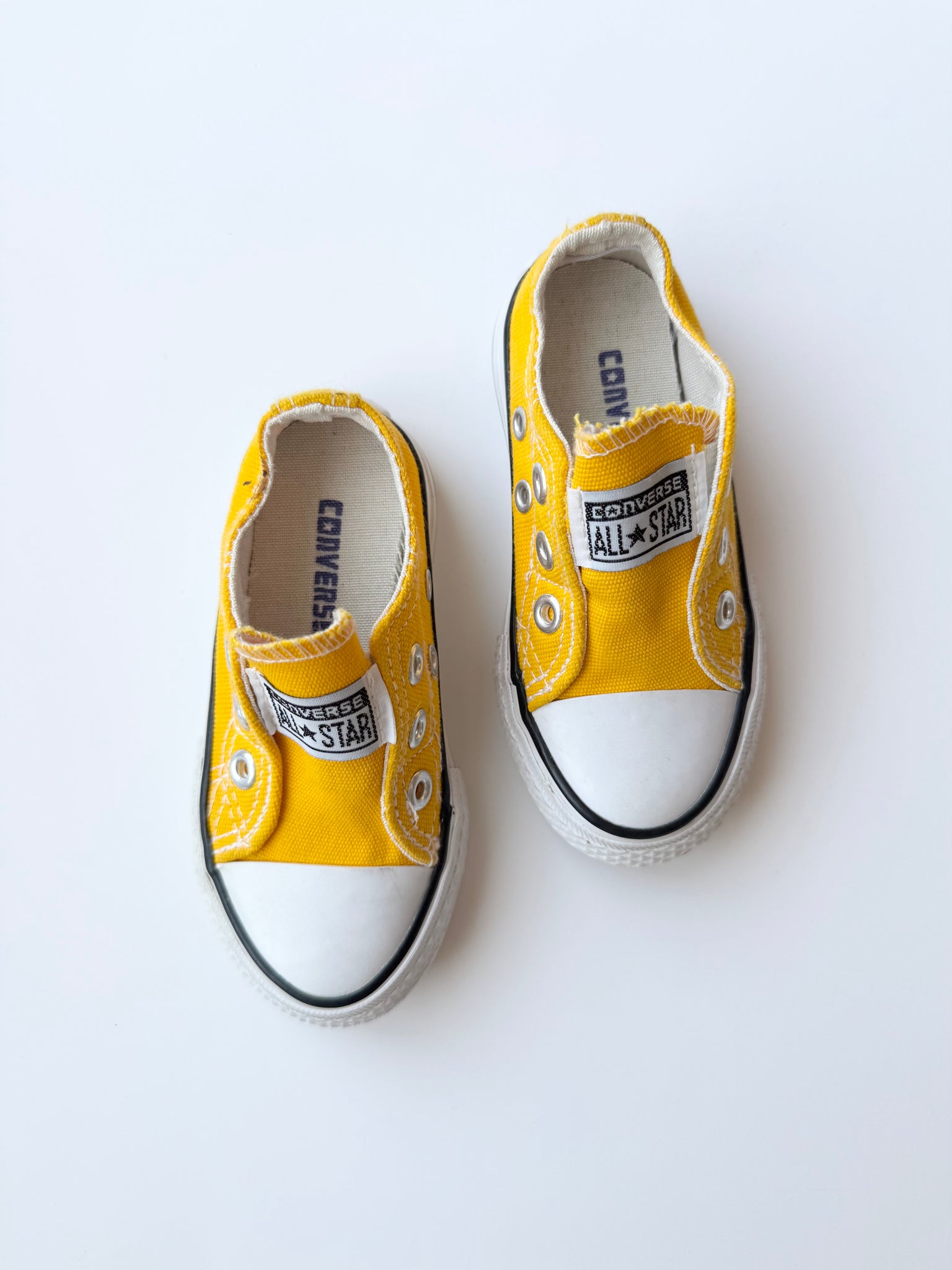 NEW Yellow Converse Shoes • 7c