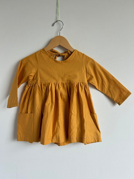 NEW Nest and Nurture Yellow Long Sleeve Dress • 2-3 years