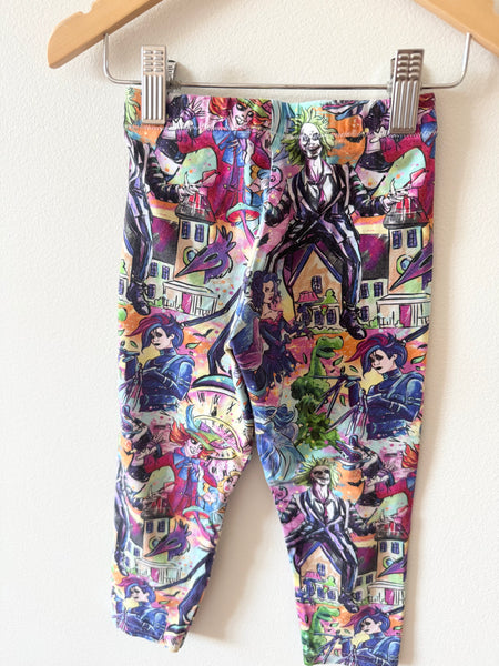Handmade Tim Burton Leggings • 2-3 years
