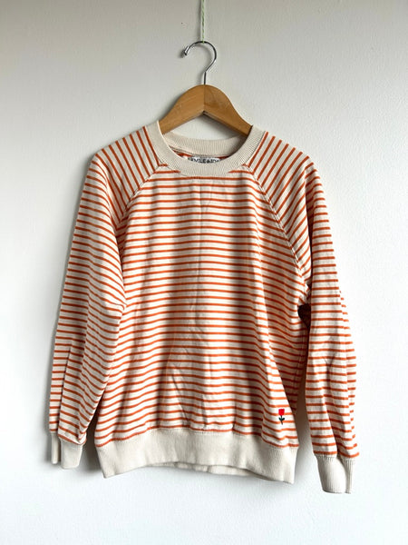 Emile et Ida Orange Striped Sweatshirt • 9-11 years
