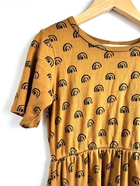 Little and Lively Brown Rainbow Dress • 10-12 years