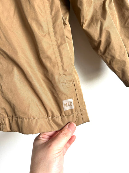 MEC Brown Fleece Lined Rainjacket • 8 years