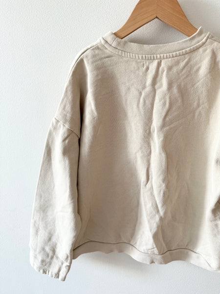 The Simple Folk Cream Sweatshirt • 8-9 years