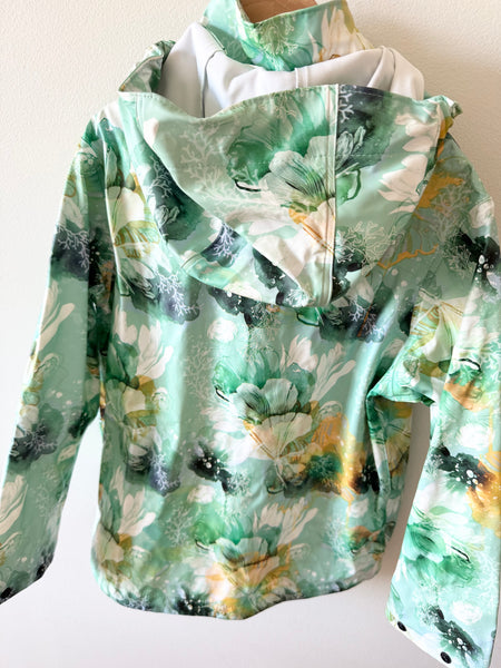 Helly Hansen Blue Patterned Rainjacket • 8 years