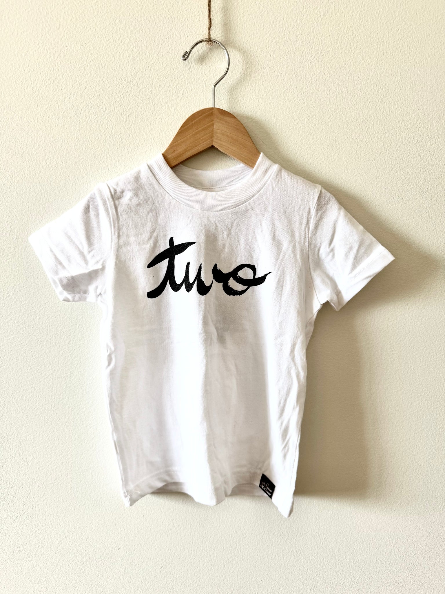 NEW White Whistle and Flute "Two" T-Shirt • 2-3 years