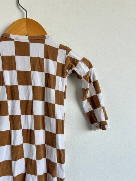 Pip and Phee Checkered Footed Bamboo Sleeper • 3-6 months