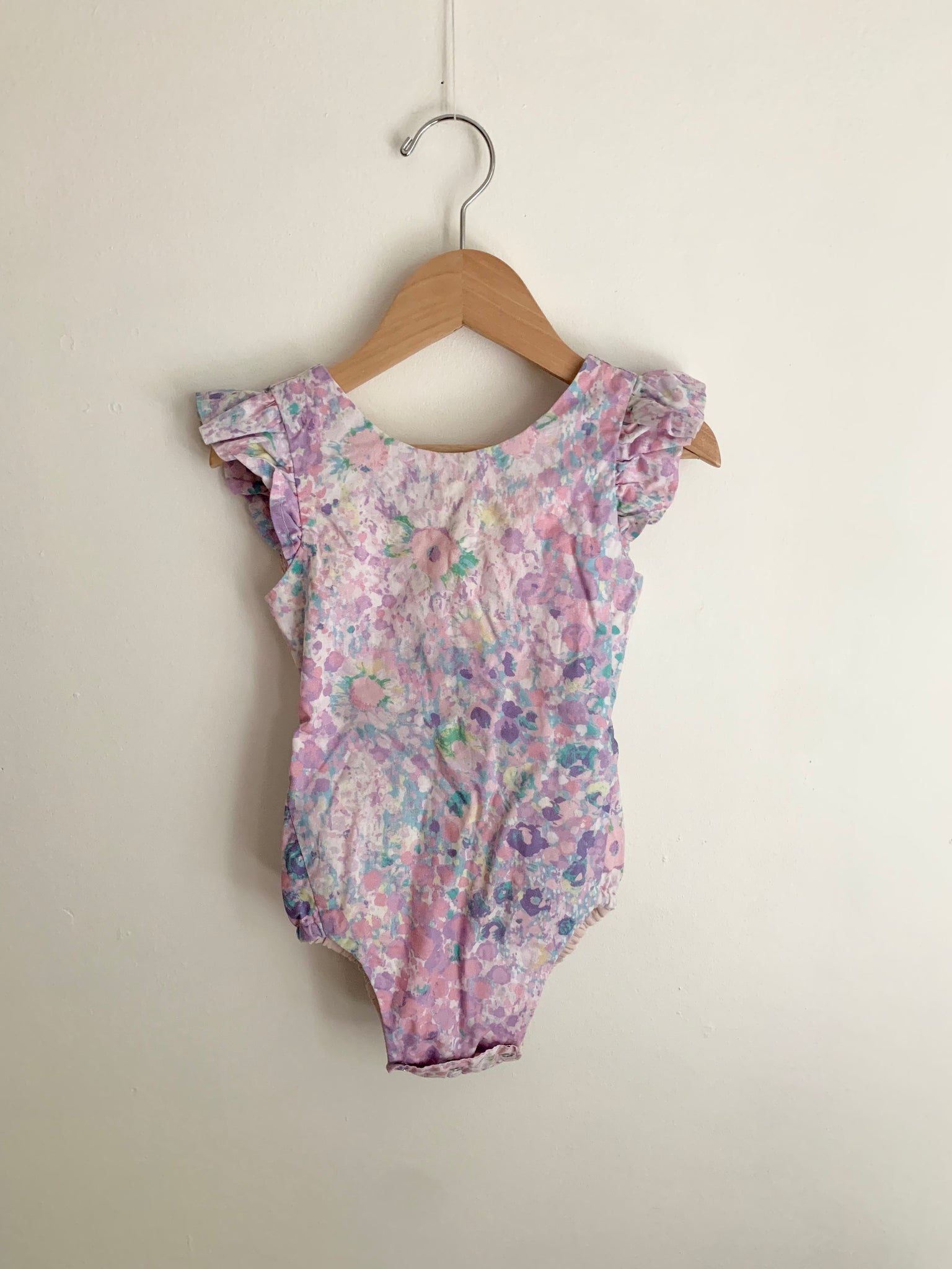 Nest and Nurture Purple "Trixie" Romper • 2 years