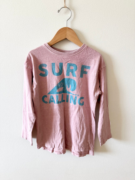 Zara Surf Calling Long Sleeve Top • 4-5 years