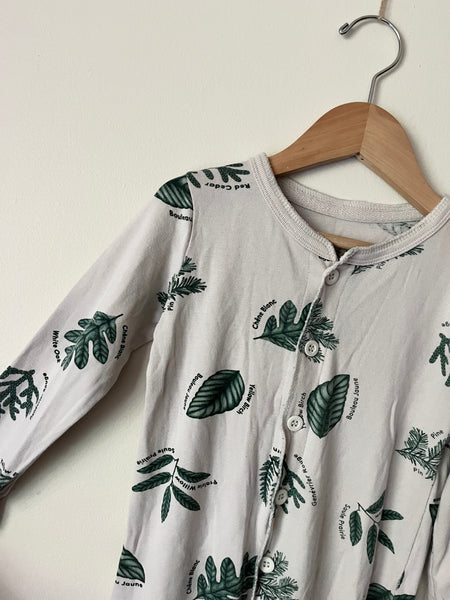Arborist Tree Long Sleeve Romper • 2-3 years