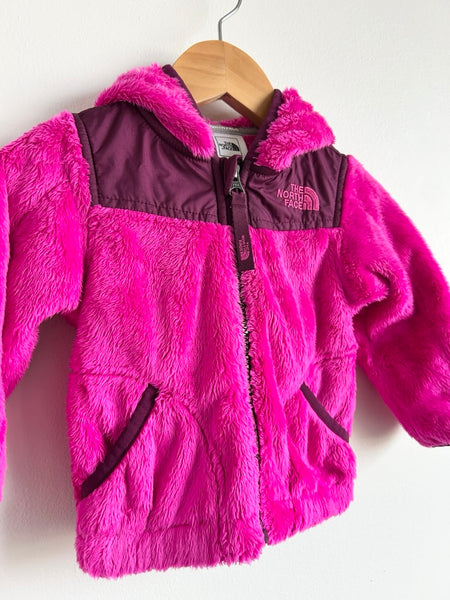 The North Face Pink Oso Zip Fuzzy Sweater • 6-12 months