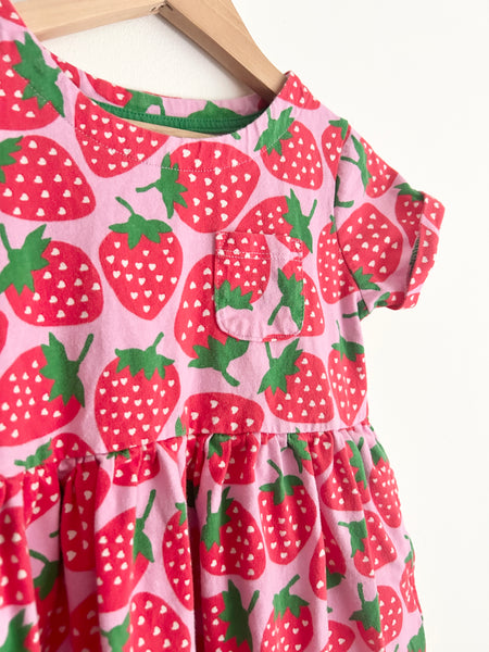 Mini Boden Strawberry Dress • delete