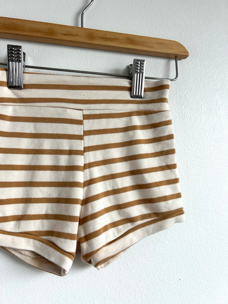 Little and Lively Gold and Cream Shorties • 5-6 years