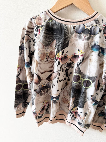 Molo Animals in Sunglasses Long sleeve Top • 6 years