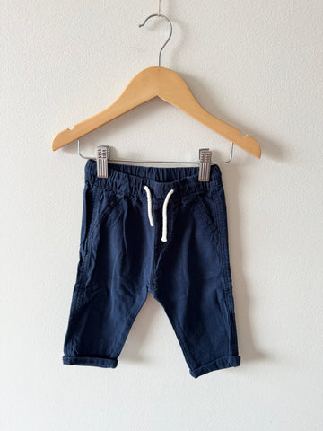 NEW H&M Navy Blue Pants • 6-12 months