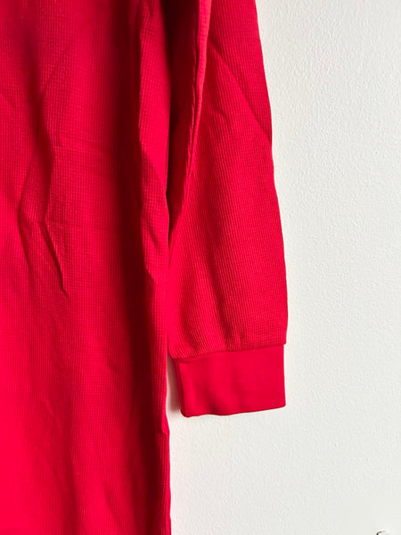 Arborist Red Adult Waffle Romper • Kid 10-12 ish or X-Small Adult (Up to 5"2)