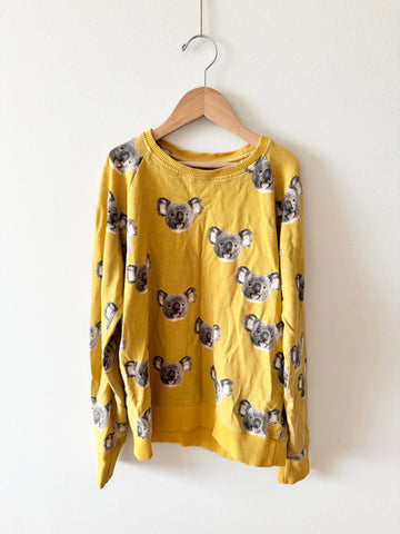 Snurk Yellow Koala Sweatshirt • 10-12 years (152cm)