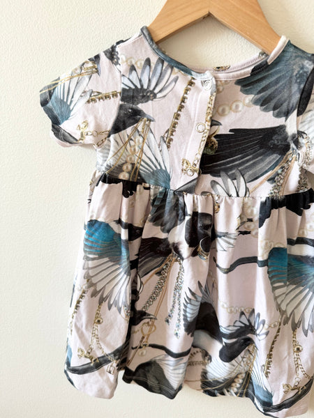 Molo Magpie Bird Dress • 1-3 years