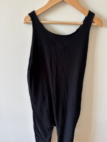 Nununu Black Tank Romper • 4-5 years